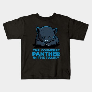 Youngest panther in the family Kids T-Shirt